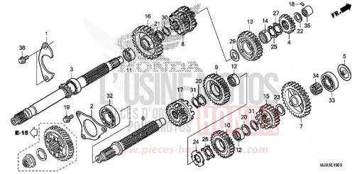 BOITE DE VITESSES GL1800CF de 2015